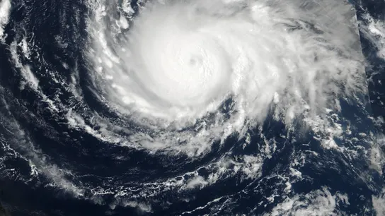 Huracán Irma (05/09/2017) Fotografía de la NASA que muestra el huracán Irma cuando se acerca a las Islas Leeward al este de Puerto Rico en el Océano Atlántico.