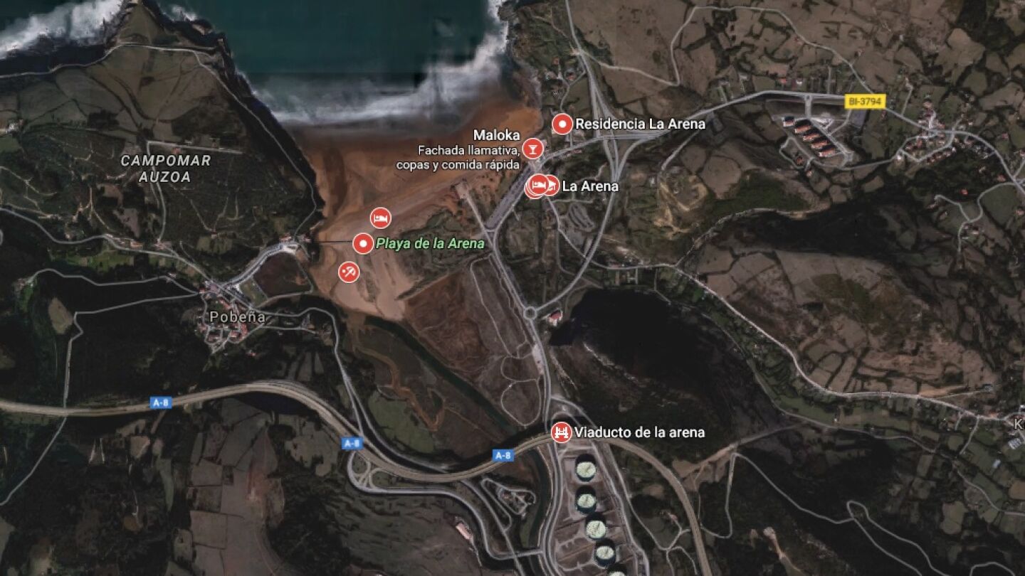 La playa de la Arena, en Muskiz