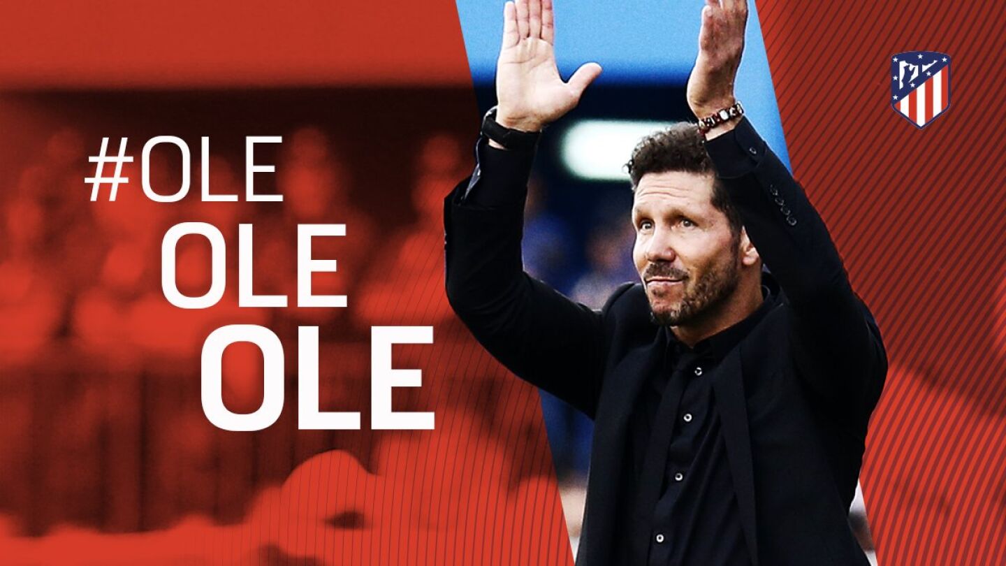 Simeone renueva con el Atl&eacute;tico