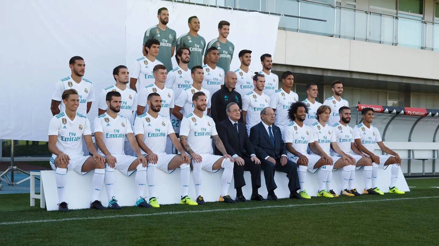 Foto 'de familia' del Real Madrid Foto 'de familia' del Real Madrid