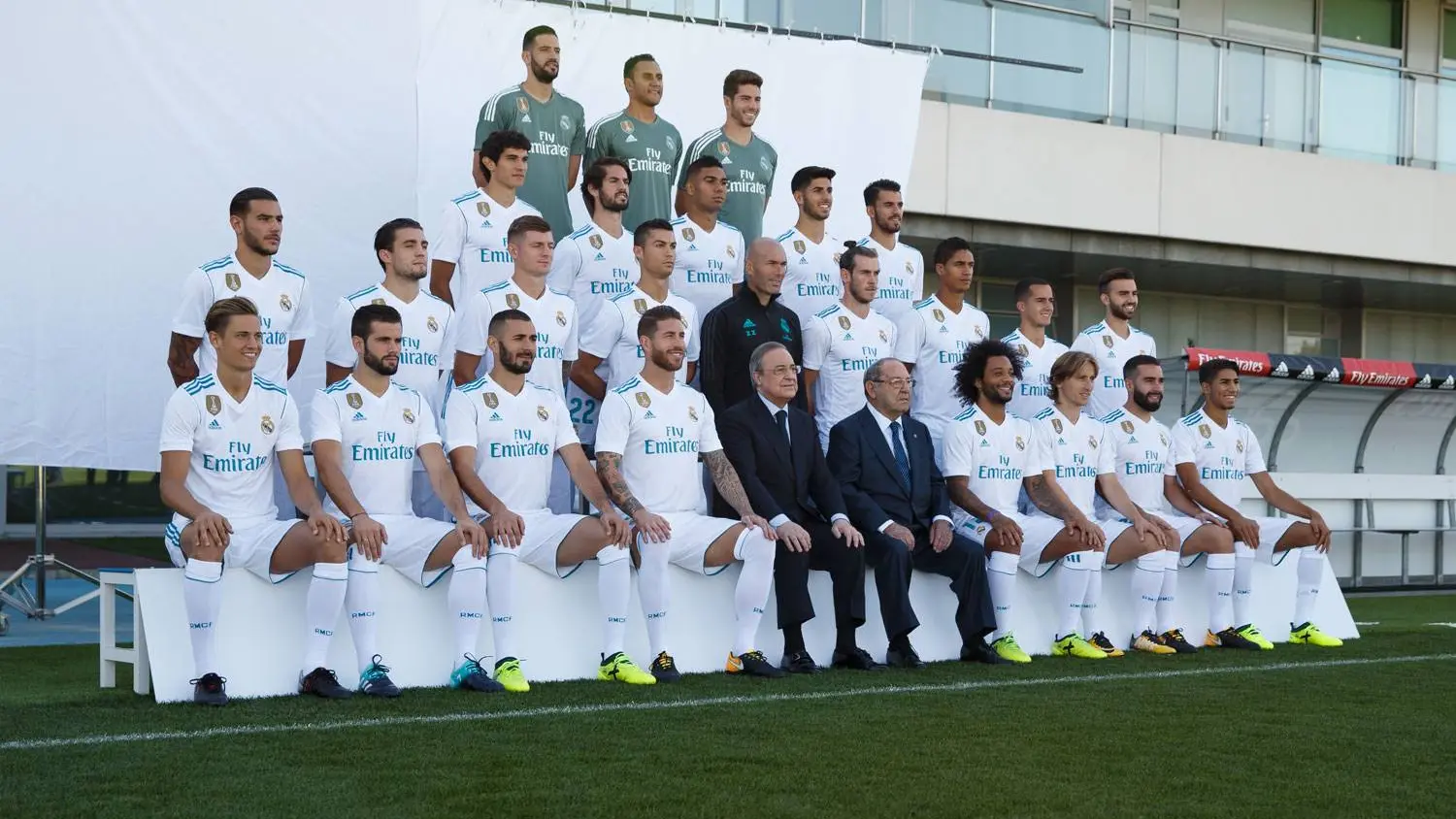 Foto 'de familia' del Real Madrid Foto 'de familia' del Real Madrid
