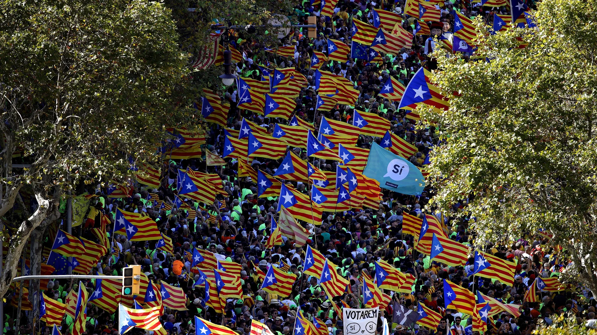 Manifestación de la Diada catalana 2017