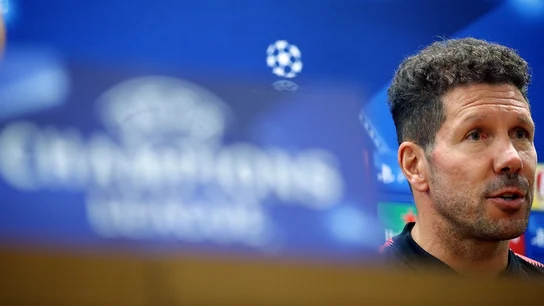 Simeone en rueda de prensa Simeone en rueda de prensa