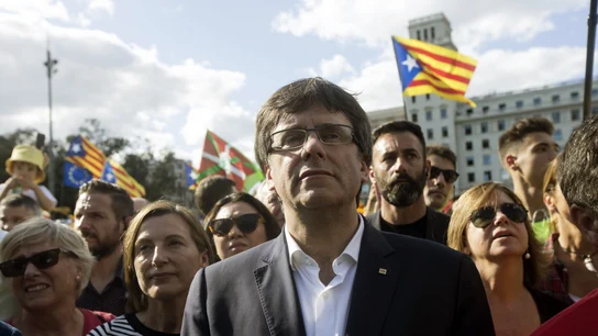 Carles Puigdemont, en la Diada 2017 Carles Puigdemont, en la Diada 2017