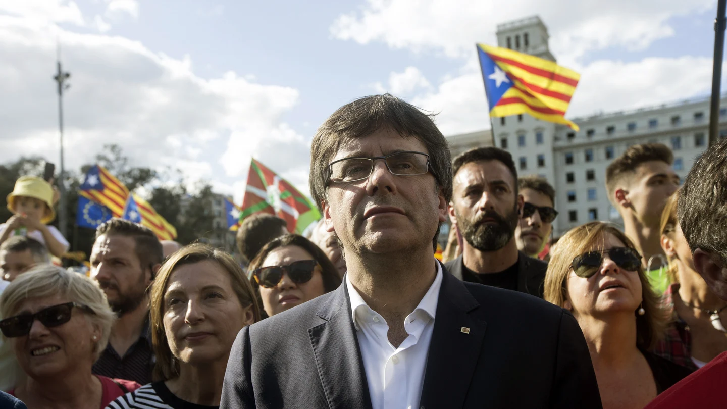 Carles Puigdemont, en la Diada 2017 Carles Puigdemont, en la Diada 2017