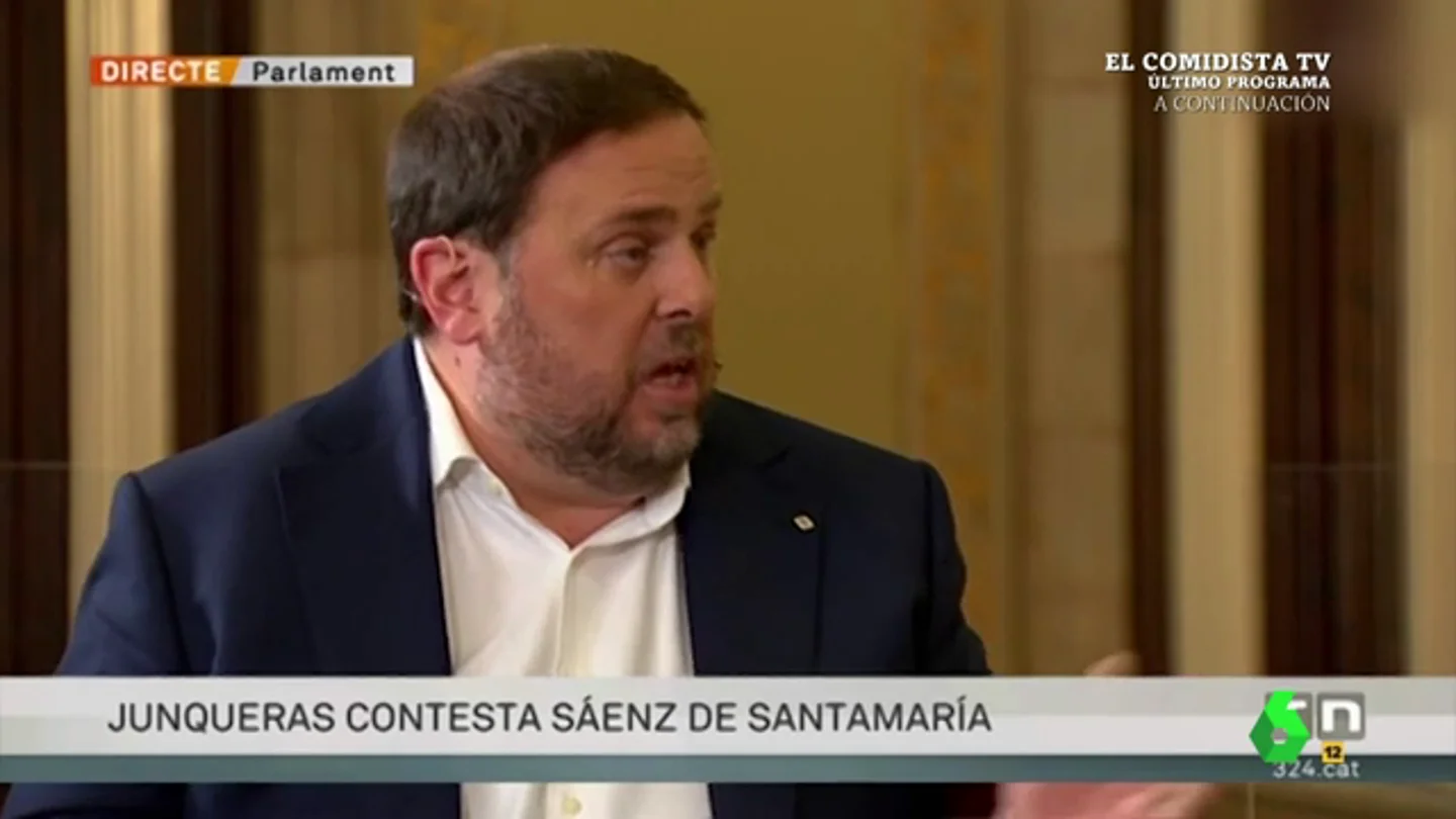 Oriol Junqueras en El Intermedio Oriol Junqueras en El Intermedio