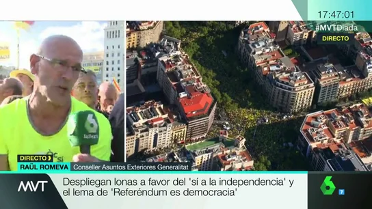 Raül Romeva, conseller Asuntos Exteriores Generalitat Raül Romeva, conseller Asuntos Exteriores Generalitat