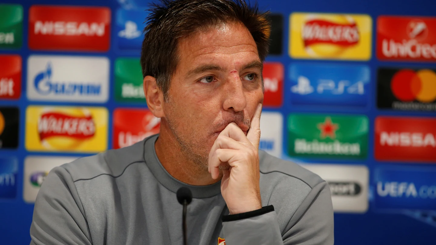 Berizzo en rueda de prensa Berizzo en rueda de prensa