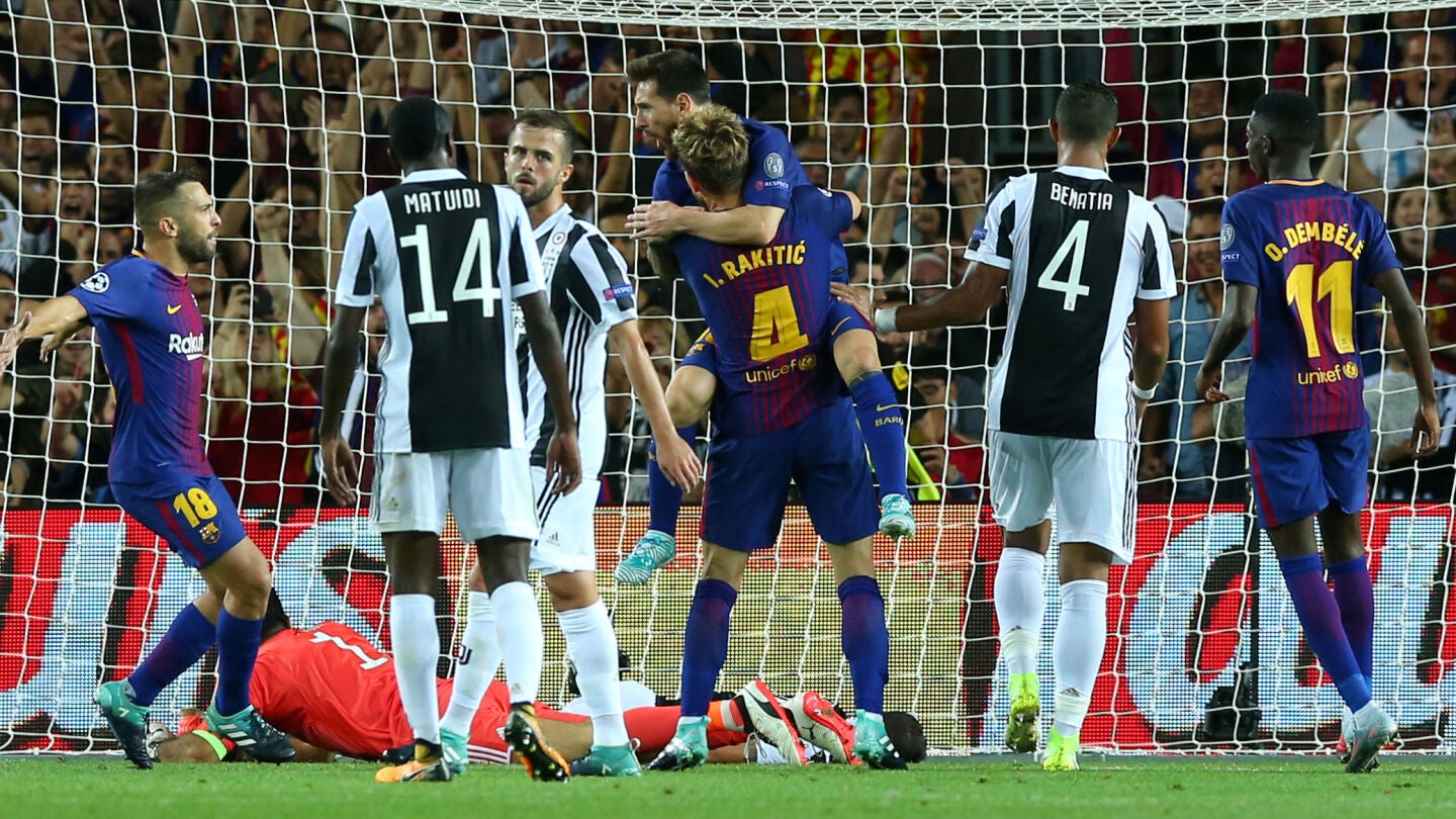 Gol de Rakitic ante la Juve