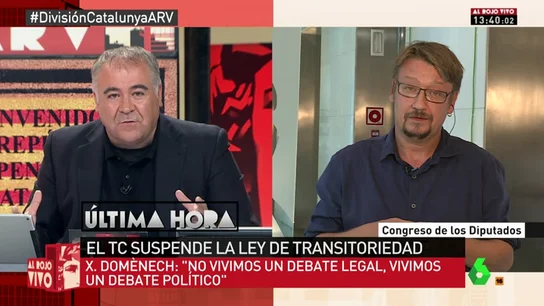 El portavoz de En Comú Podem Xavier Domènech El portavoz de En Comú Podem Xavier Domènech