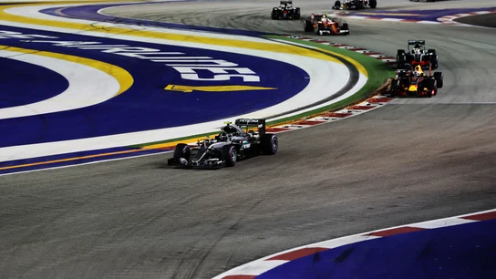 Imagen de la carrera del GP de Singapur de 2016 Imagen de la carrera del GP de Singapur de 2016