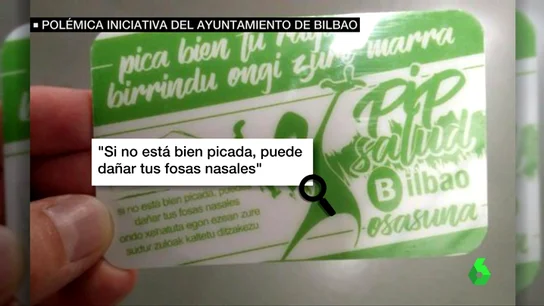 'Pica bien tu raya', polémica iniciativa del Ayuntamiento de Bilbao 'Pica bien tu raya', polémica iniciativa del Ayuntamiento de Bilbao