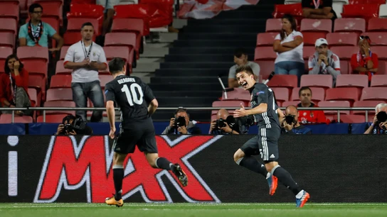 Zhamaletdinov celebra su gol contra el Benfica Zhamaletdinov celebra su gol contra el Benfica
