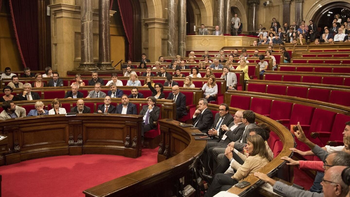 Votaci&oacute;n en el Parlament de la Ley de Transitoriedad