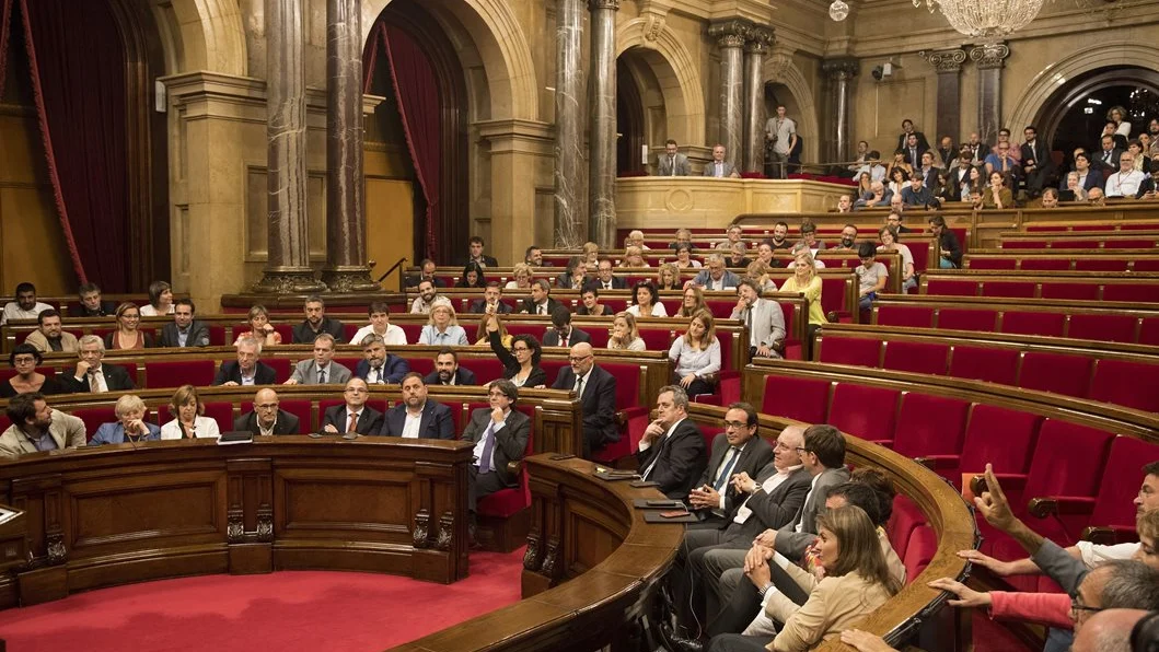 Votación en el Parlament de la Ley de Transitoriedad