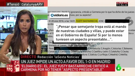 El juez Yusty Bastarreche criticó a la alcaldesa Manuela Carmena en un foro por su aspecto físico El juez Yusty Bastarreche criticó a la alcaldesa Manuela Carmena en un foro por su aspecto físico