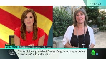 La alcaldesa de L'Hospitalet de Llobregat, Núria Marín