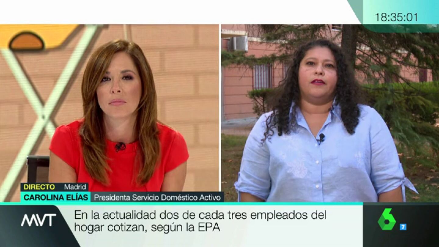 Carolina El&iacute;as, presidenta Servicio Dom&eacute;stico Activo