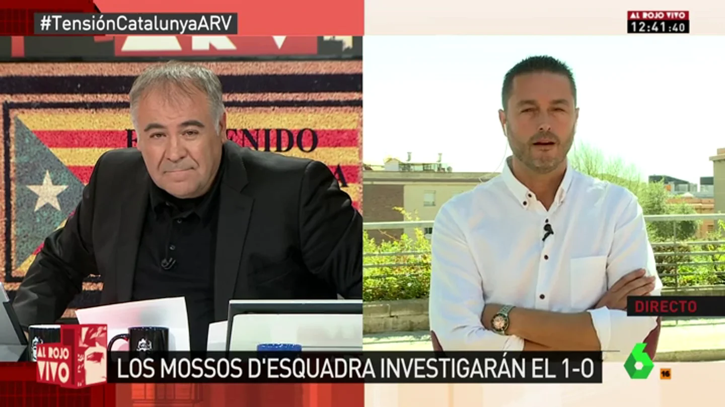 El secretario general Sindicat de Mossos d'Esquadra, Toni Castejón El secretario general Sindicat de Mossos d'Esquadra, Toni Castejón