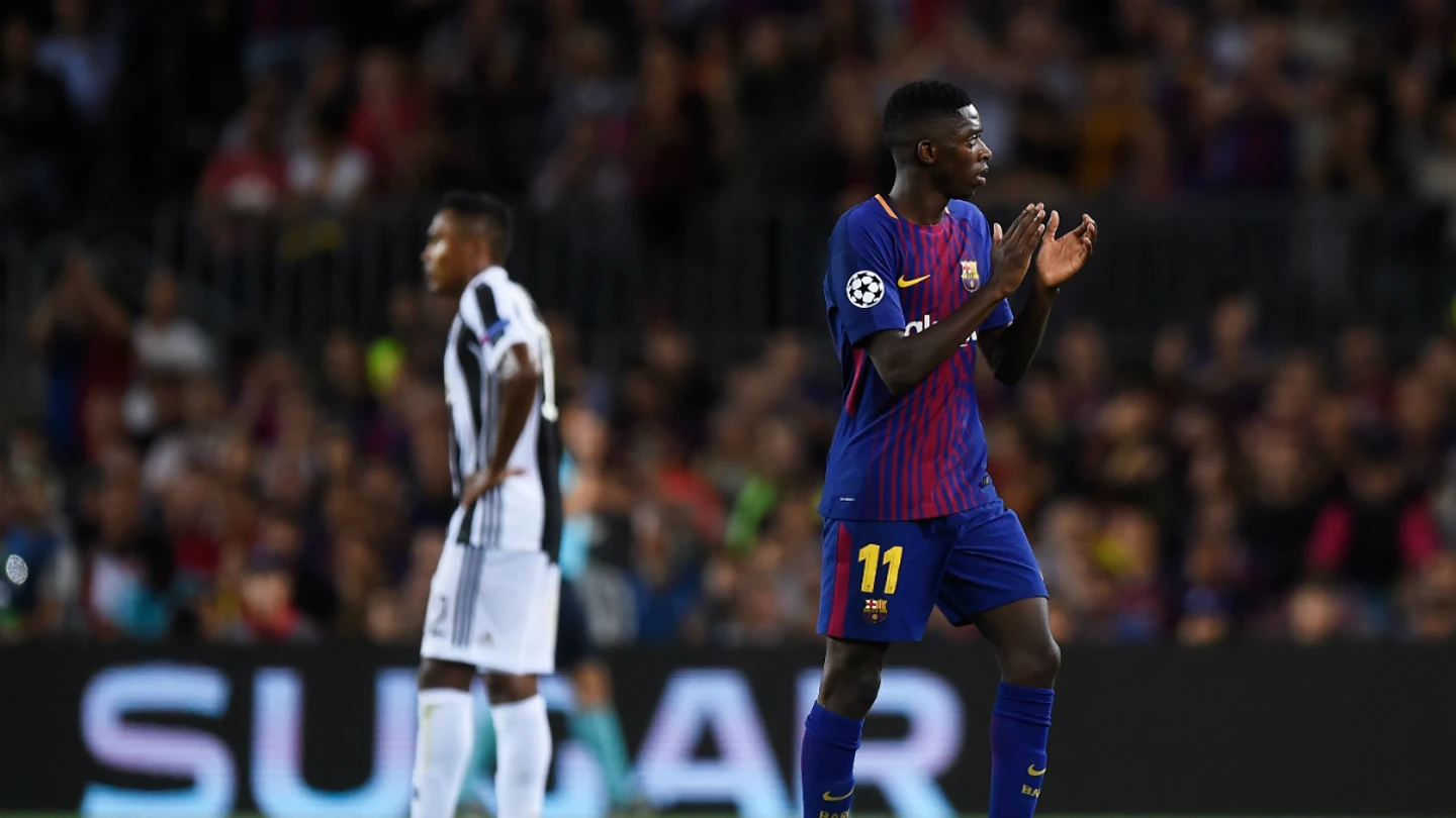 Dembelé aplaude Dembelé aplaude