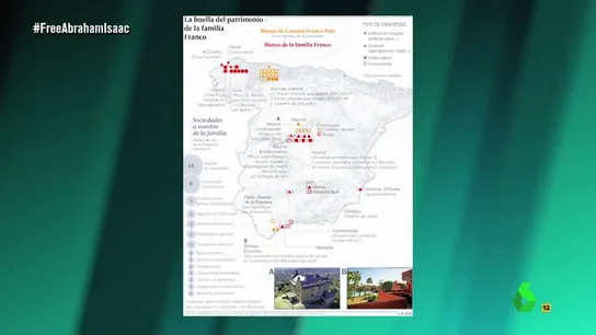 Desde Galicia a Andalucia; estas son las sorprendentes cifras de las propiedades de la familia Franco en España Desde Galicia a Andalucia; estas son las sorprendentes cifras de las propiedades de la familia Franco en España