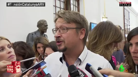 El portavoz de En Comù Podem en el Congreso, Xavier Domènech El portavoz de En Comù Podem en el Congreso, Xavier Domènech