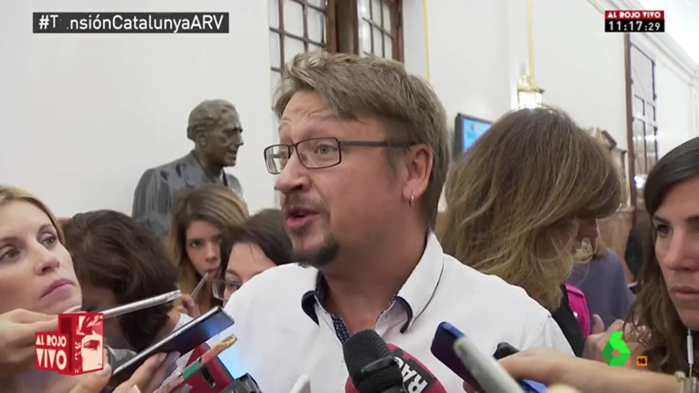El portavoz de En Comù Podem en el Congreso, Xavier Domènech El portavoz de En Comù Podem en el Congreso, Xavier Domènech