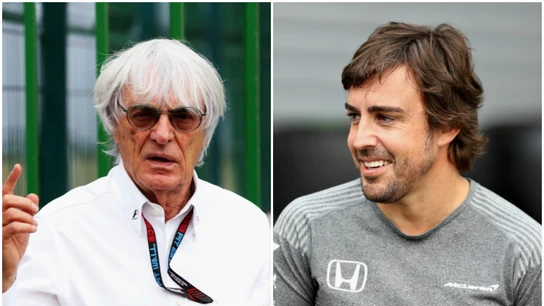 Bernie Ecclestone y Fernando Alonso Bernie Ecclestone y Fernando Alonso
