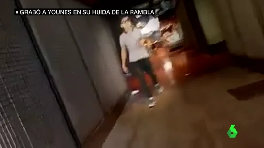 Younes Abouyaaqoub en su huida de La Rambla Younes Abouyaaqoub en su huida de La Rambla