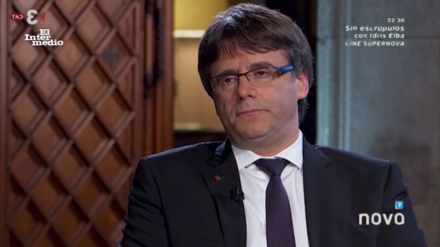 Carles Puigdemont en El Intermedio