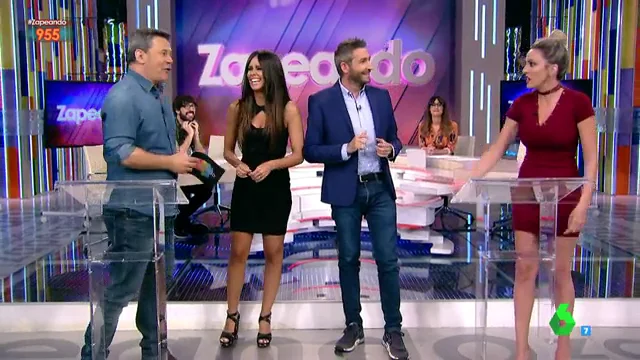 Miki Nadal, Cristina Pedroche, Frank Blanco y Anna Simon en Zapeando