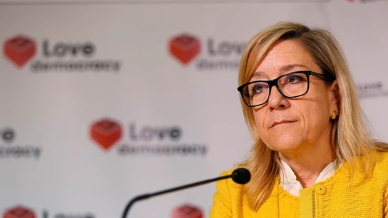 La expresidenta de la Asociación de Municipios por la Independencia, Neus Lloveras La expresidenta de la Asociación de Municipios por la Independencia, Neus Lloveras