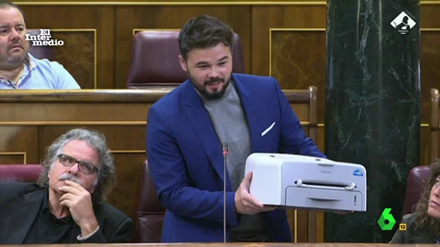 Gabriel Rufián en El Intermedio