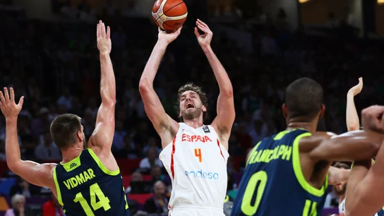 Pau Gasol, ante Eslovenia Pau Gasol, ante Eslovenia