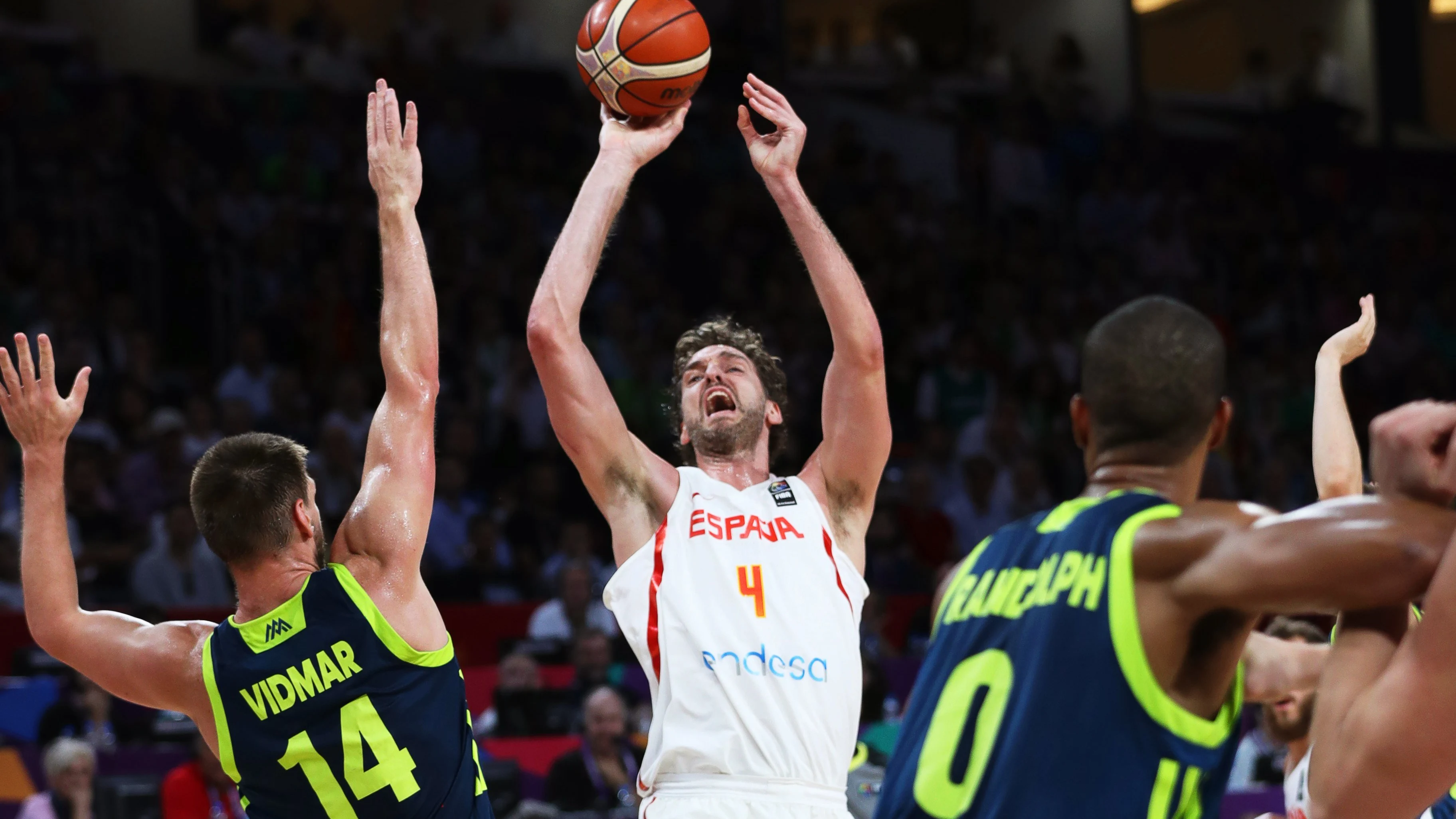 Pau Gasol, ante Eslovenia