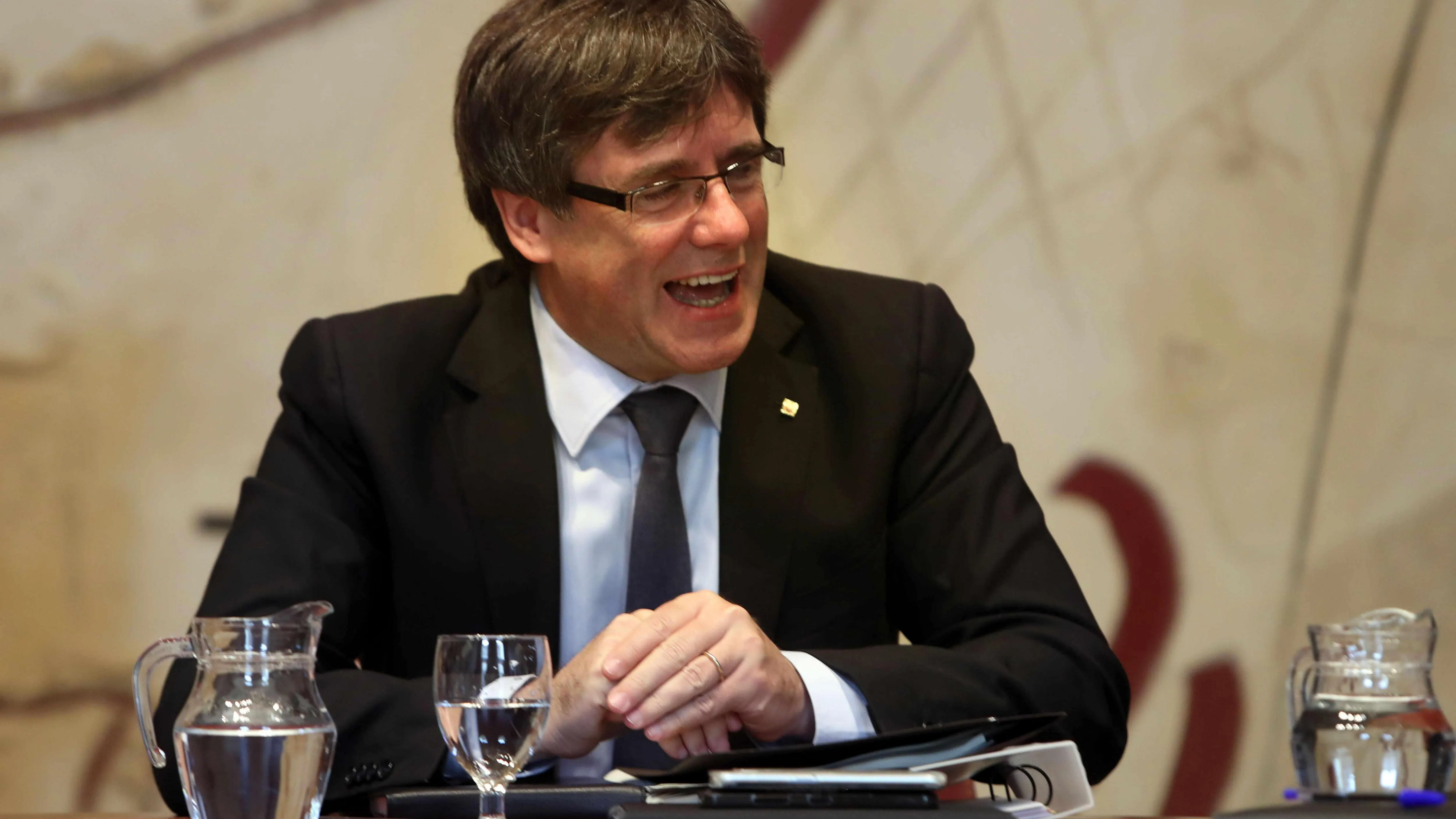 El presidente de la Generalitat, Carles Puigdemont