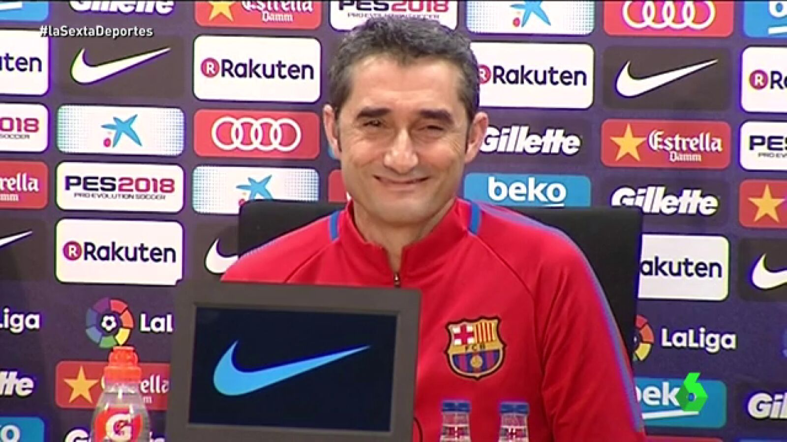 Valverde:"&iquest;Si Messi y Su&aacute;rez son intocables en las rotaciones? Ya lo veremos"