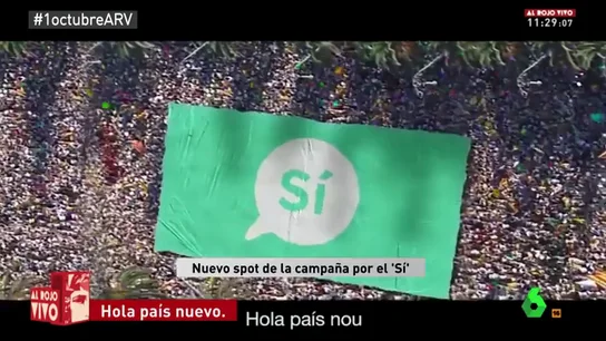 Nuevo spot del referéndum 1-O Nuevo spot del referéndum 1-O