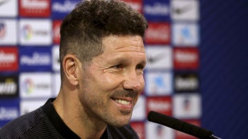 Simeone en rueda de prensa