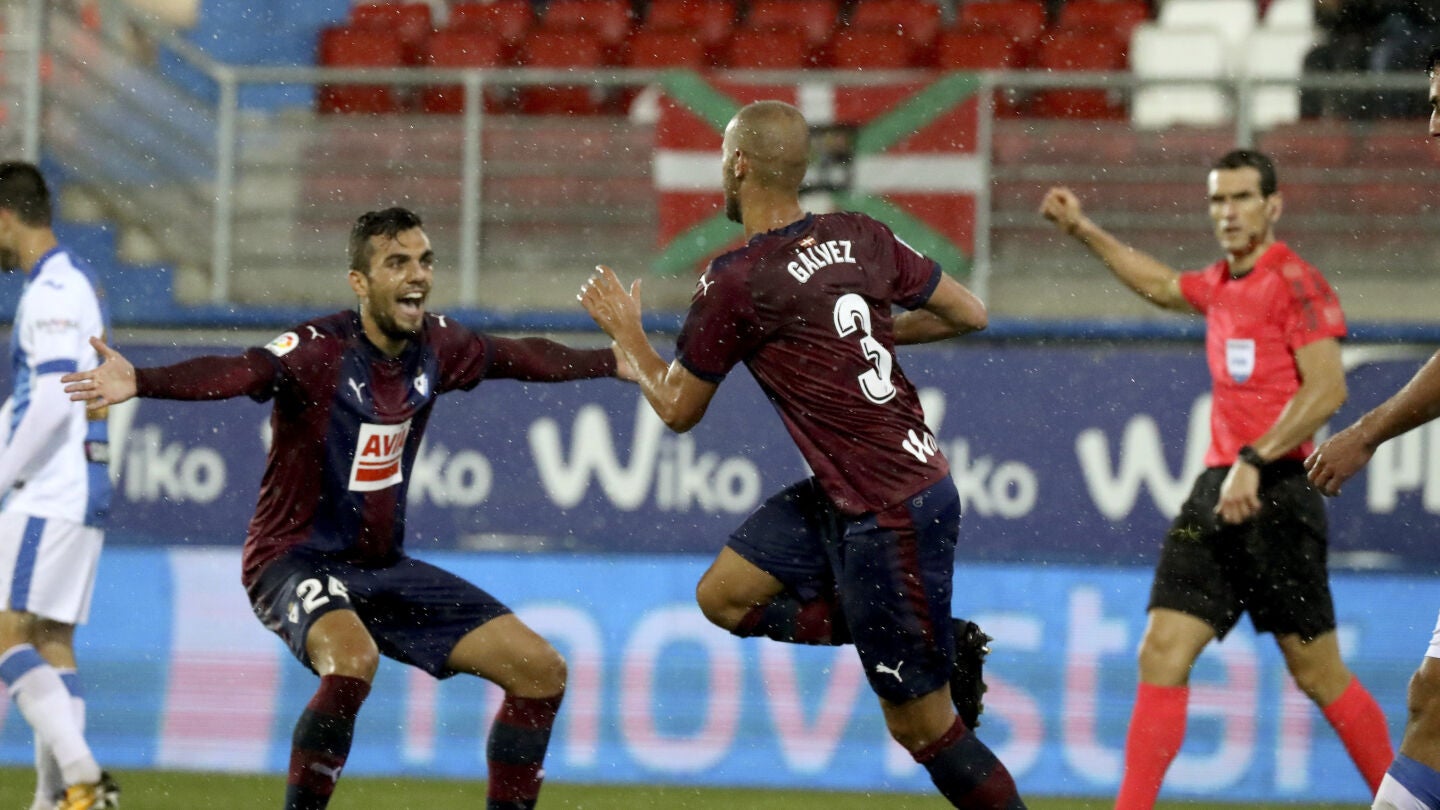 G&aacute;lvez celebra su gol ante el Legan&eacute;s