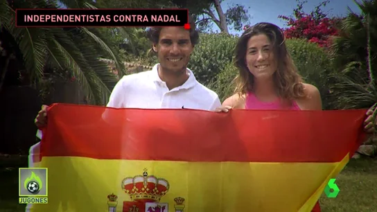 Los independentistas catalanes cargan contra Rafa Nadal Los independentistas catalanes cargan contra Rafa Nadal