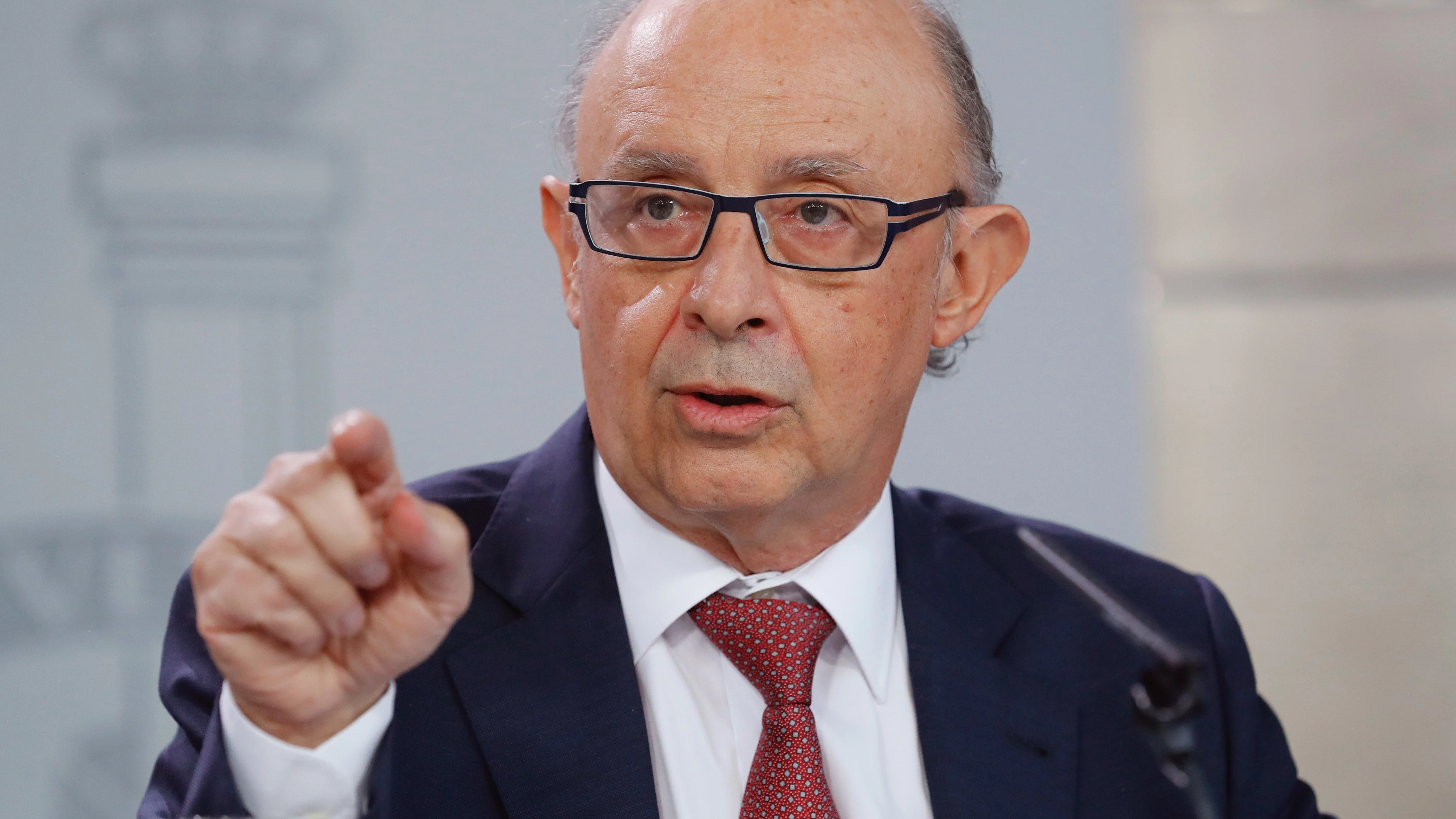 El ministro de Hacienda, Cristóbal Montoro