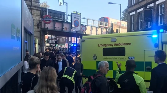 Explosión en el Metro de Londres Explosión en el Metro de Londres