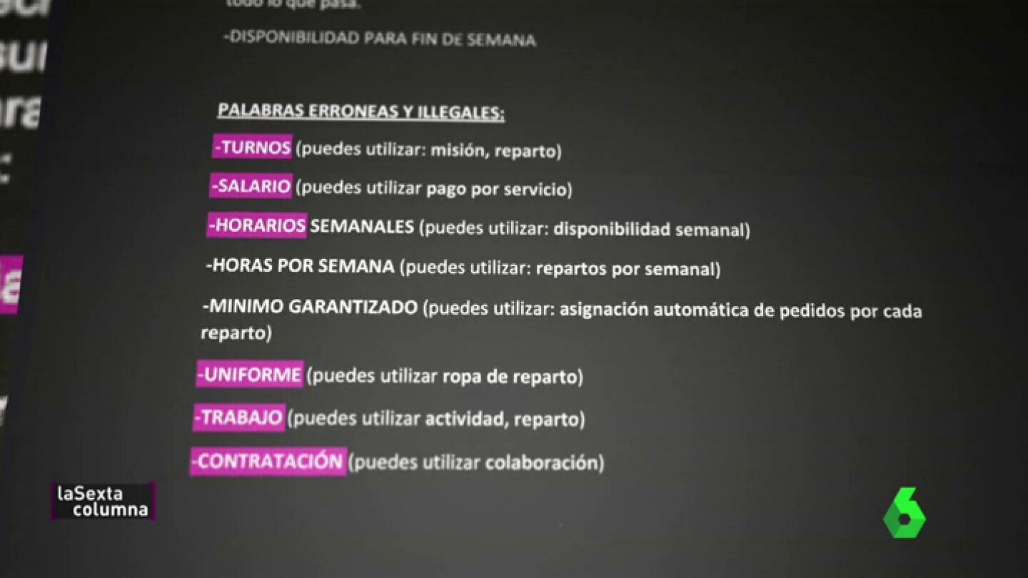 Horarios, salario, uniforme... las palabras prohibidas de Deliveroo para evitar problemas legales con sus 'aut&oacute;nomos'