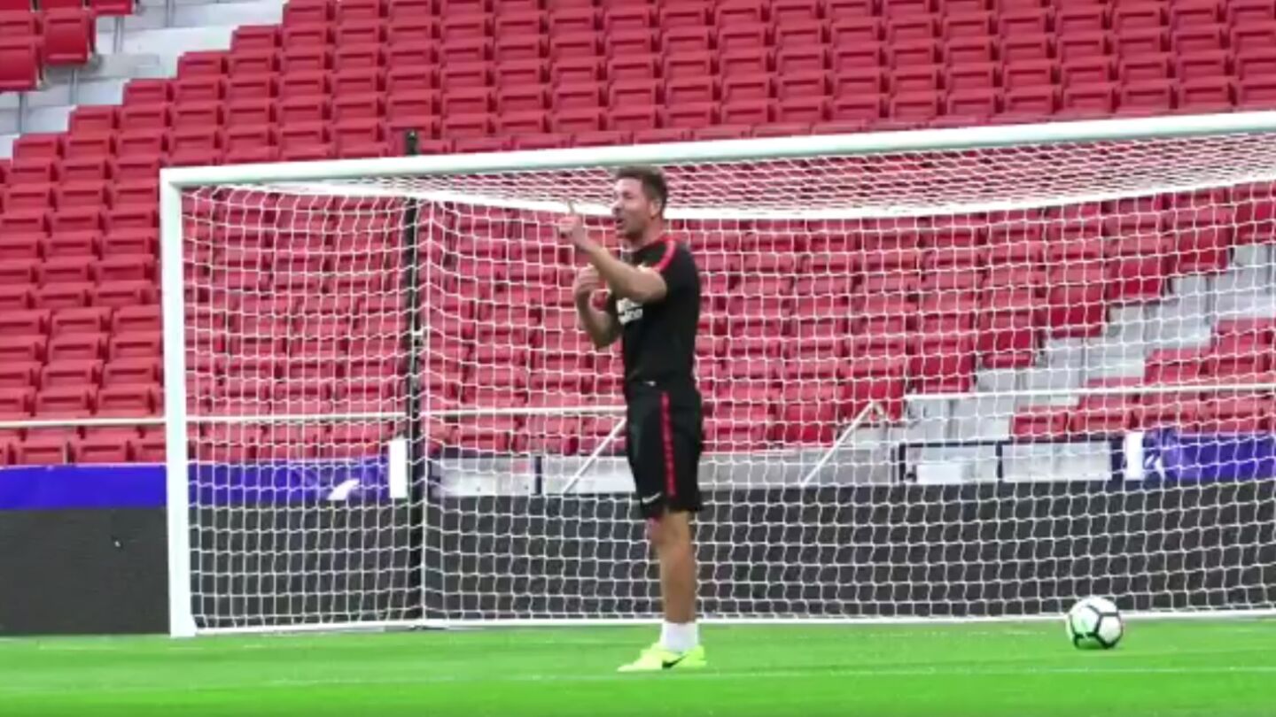 Simeone anuncia que marcar&aacute; el primer gol del Wanda Metropolitano
