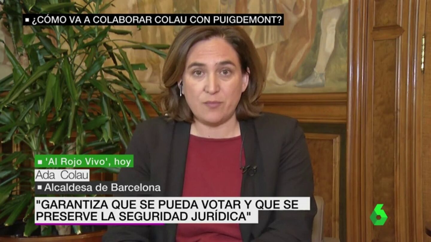 Colau, en Al Rojo Vivo