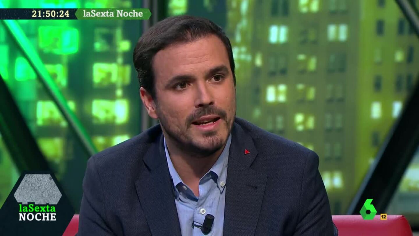 Alberto Garz&oacute;n en laSexta Noche