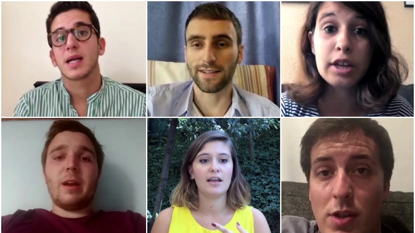 Jóvenes del 'programa Ágora' Jóvenes del 'programa Ágora'