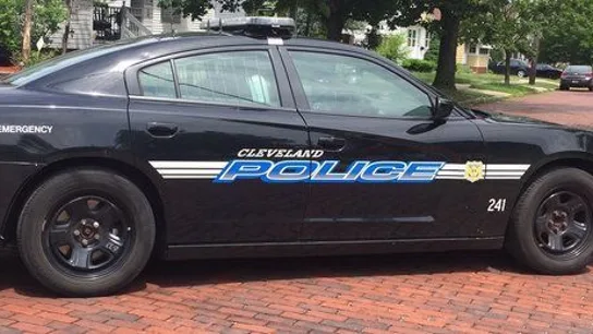 Un coche de la policía local de Cleveland Un coche de la policía local de Cleveland