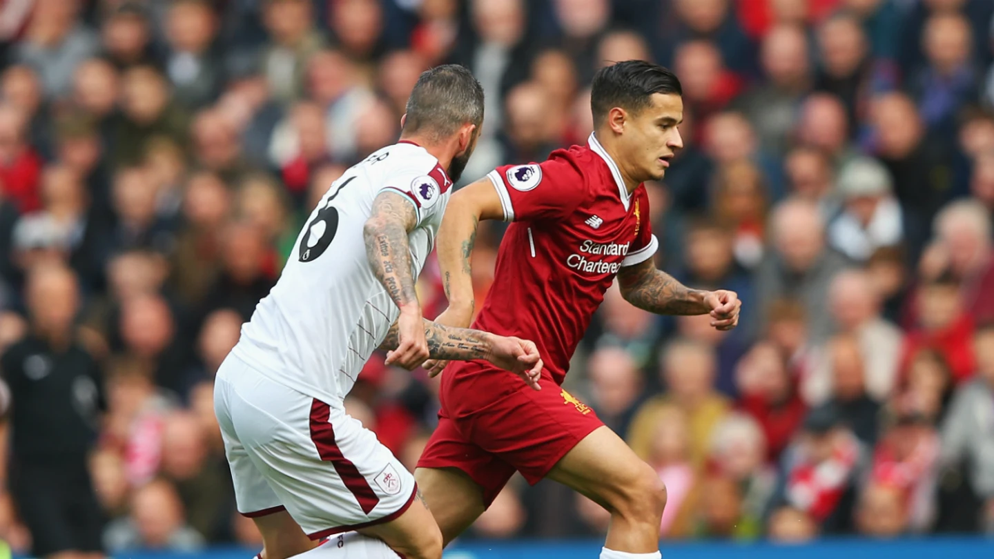 Coutinho, con el Liverpool Coutinho, con el Liverpool